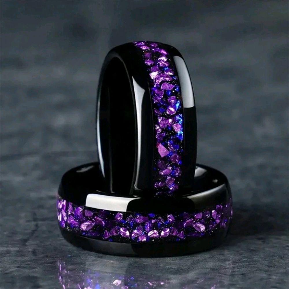 Cincin Galaxy Biru Ungu / Cncin Keren / Cincin Unik/ Cincin Pria Wanita / Cincin Murah / Cincin Gala