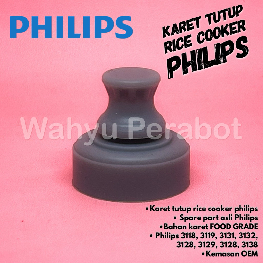 Karet Penutup Rice Cooker Philips HD3119 HD3131 HD3132 HD3138 HD3129 HD3128 HD3118 Original Tutup Ke