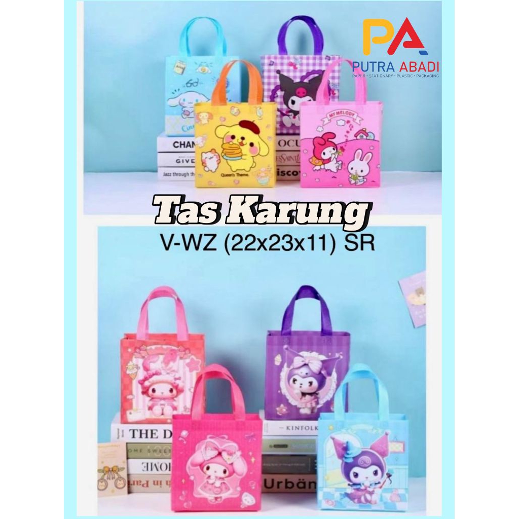 

Tas Karung Sanrio Lucu Viral/ Tas Souvenir Ulang Tahun Sanrio Ukuran 22x23x11 Tas Kado Sanrio Kuromi Melody Satu Pcs