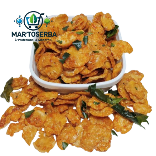 

MT EMPING THAILAND 500gr Emping Thailand Daun Jeruk Emping Thailand Pedas Manis Emping Thailand