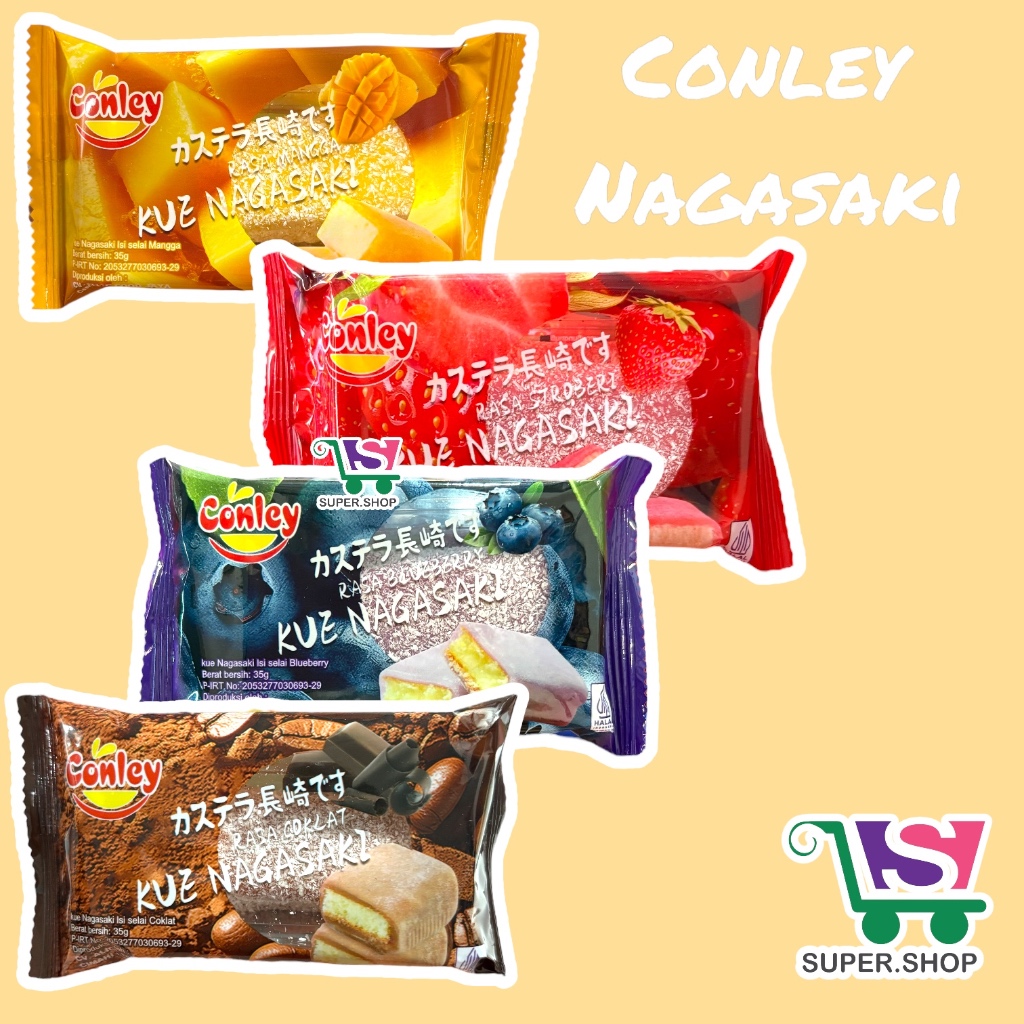 

Conley Kue Nagasaki Mochi Isi Selai 35 Gram