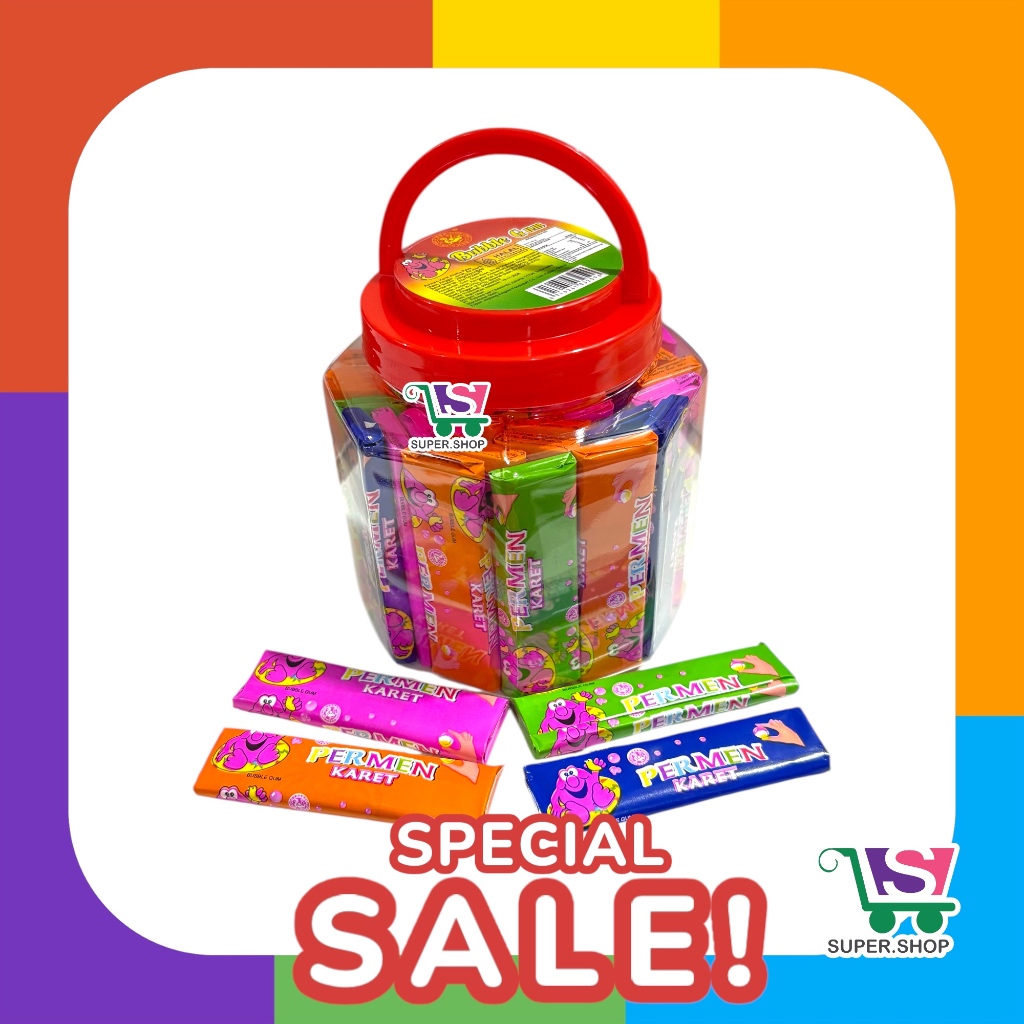 

Bubble Gum Permen Karet TOPLES (isi 50 pcs)