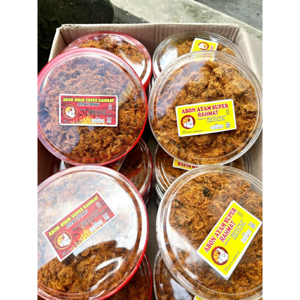 

ABON AYAM ASLI KHAS SOLO • ABON AYAM SUPER • ABON AYAM RAHMAD