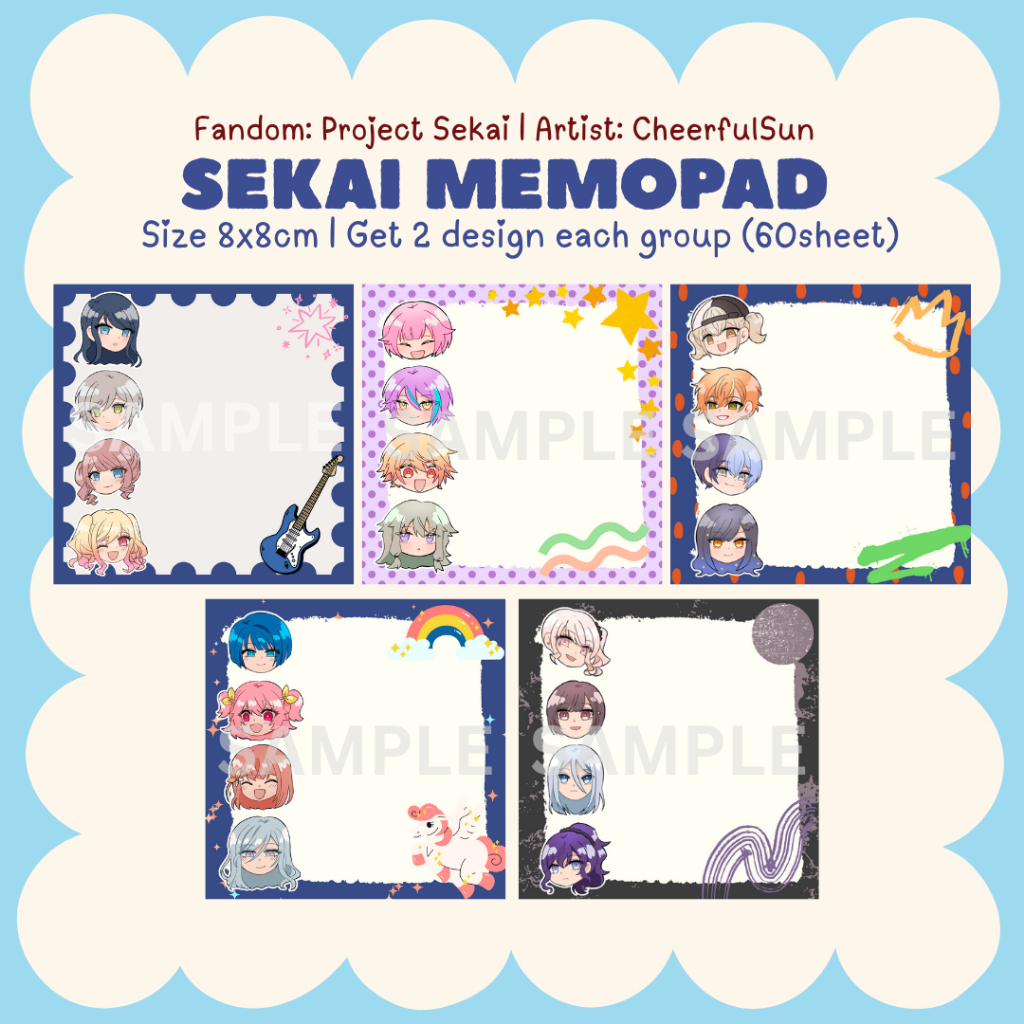 

Sekai Memopad [Project Sekai] by CheerfulSun