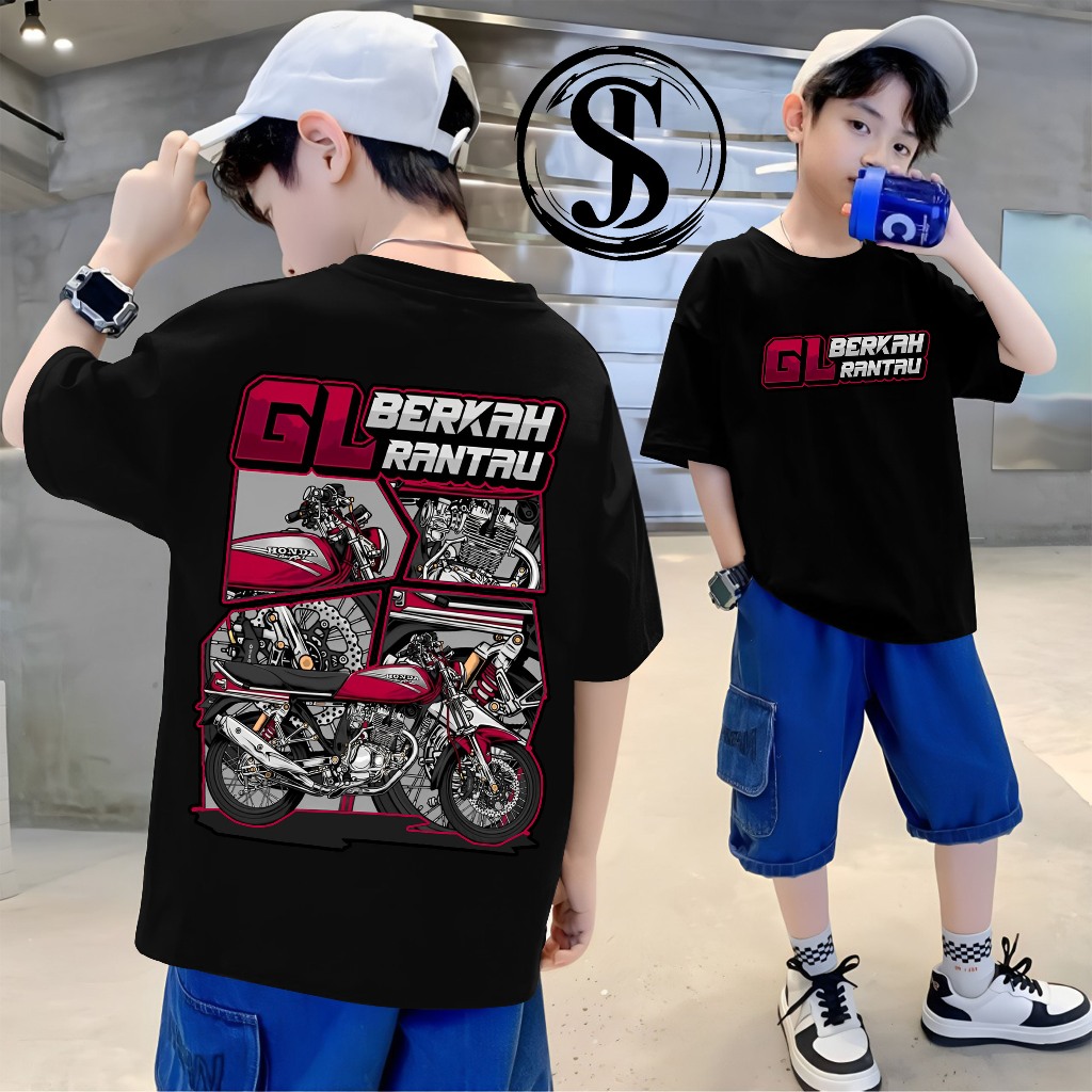 KAOS ANAK MOTOR GL / GL 100 / BAJU GL / GL HEREX / KAOS GL / GL ORIGINAL / COD