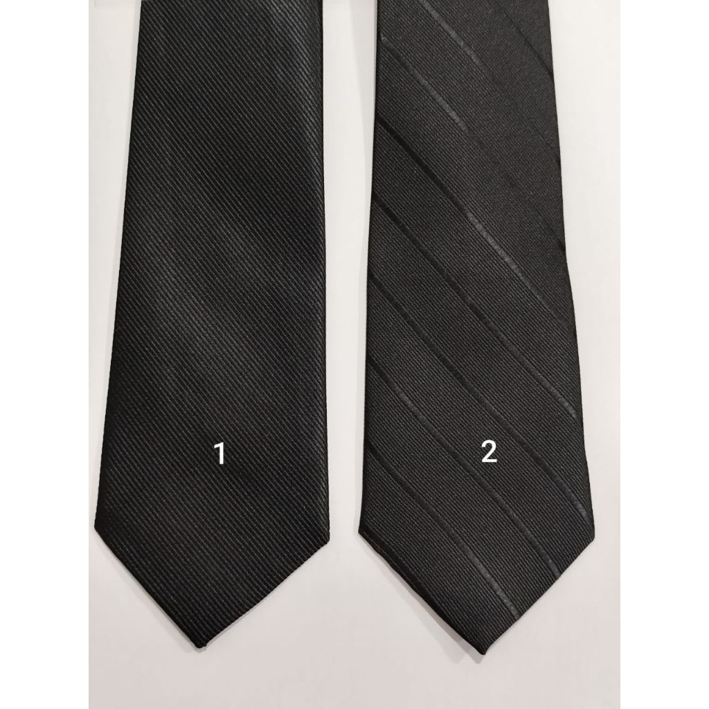 Dasi Pria Dasi hitam Garis Resleting