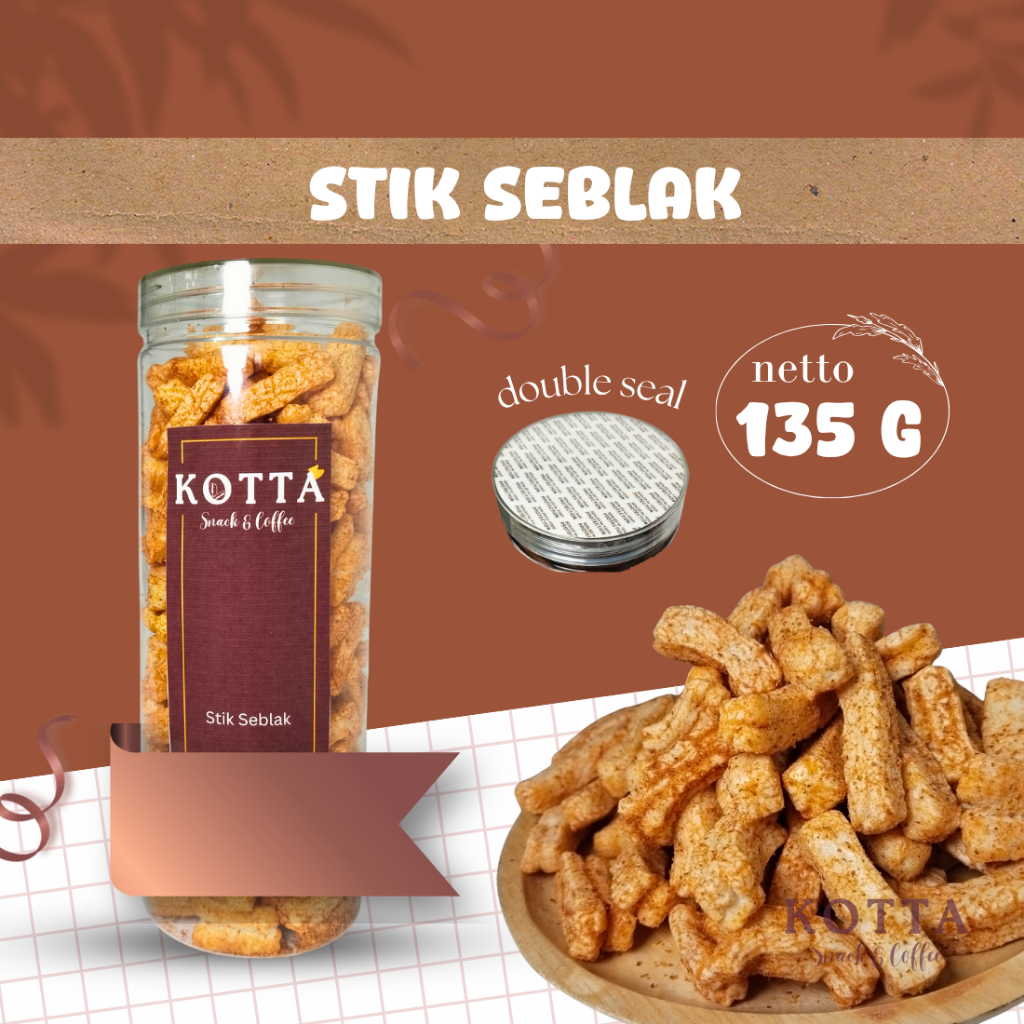 

Stik Seblak 135 gram | Kemasan Jar / Toples