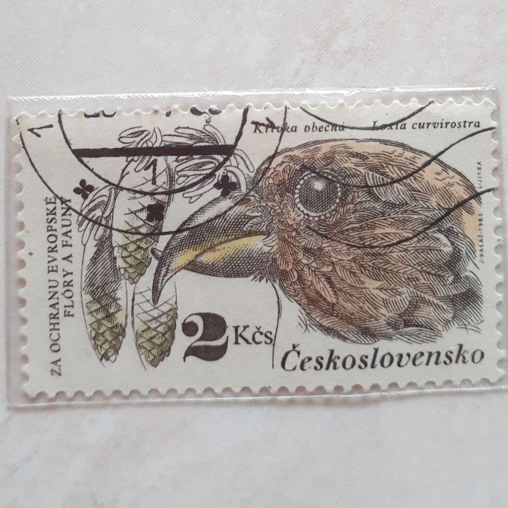 

Perangko Cekoslowakia Protection of Nature (Red Crossbill (Loxia curvirostra) and Spruce Branch) Tahun 1983