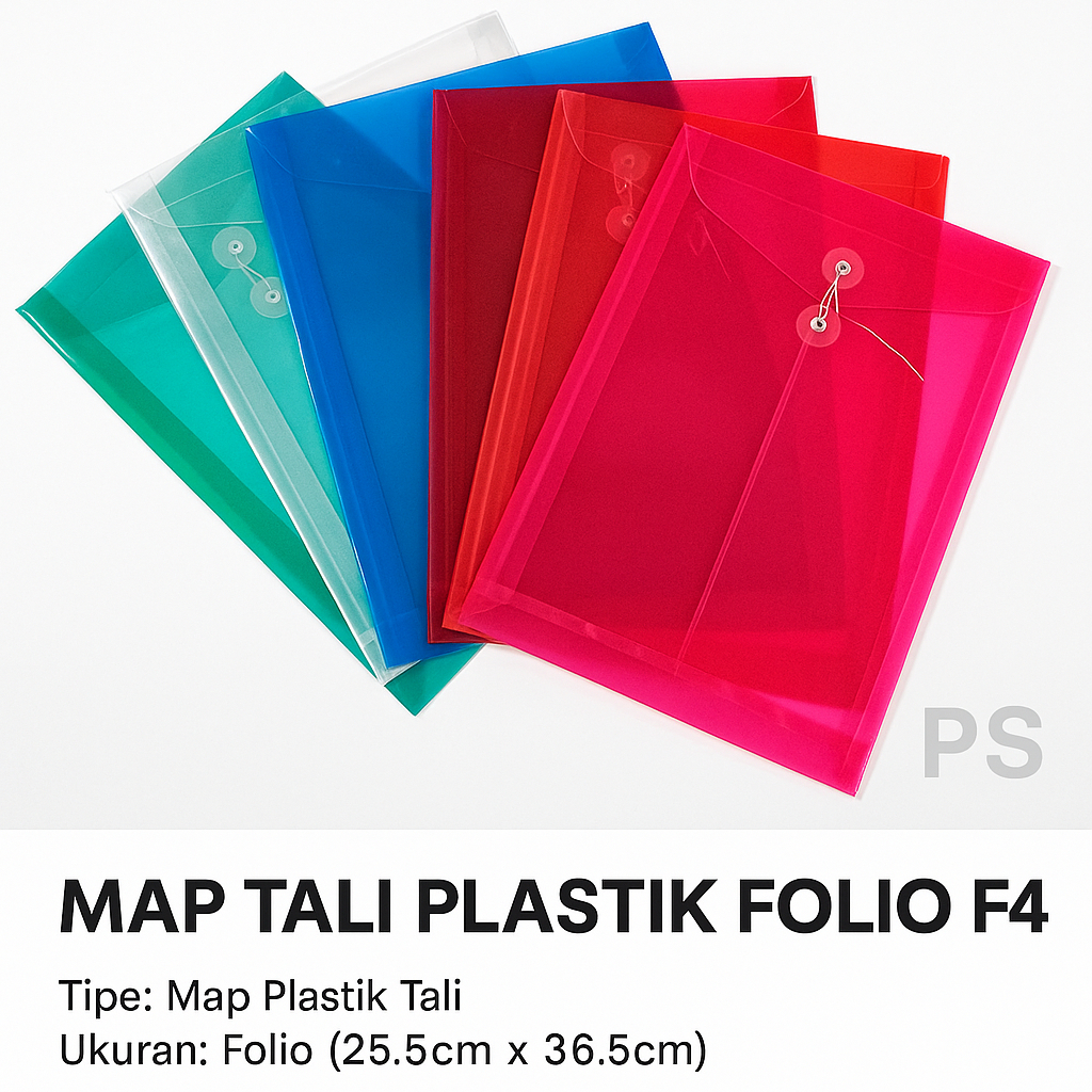

Map Arsip F4 Plastik dengan Tali