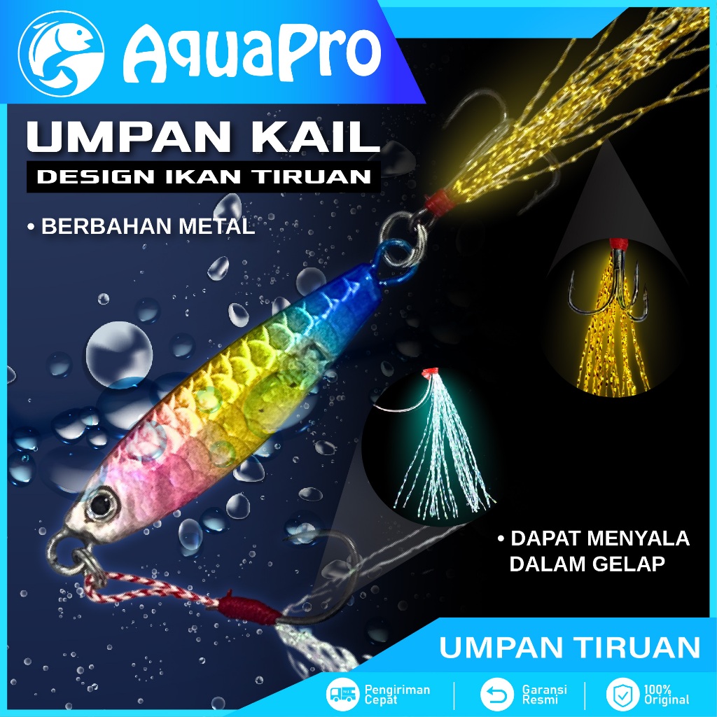 Umpan pancing Lure Luya 7g 10g 15g pelat besi kecil kait Pancing pelat besi kecil umpan Ikan umpan p