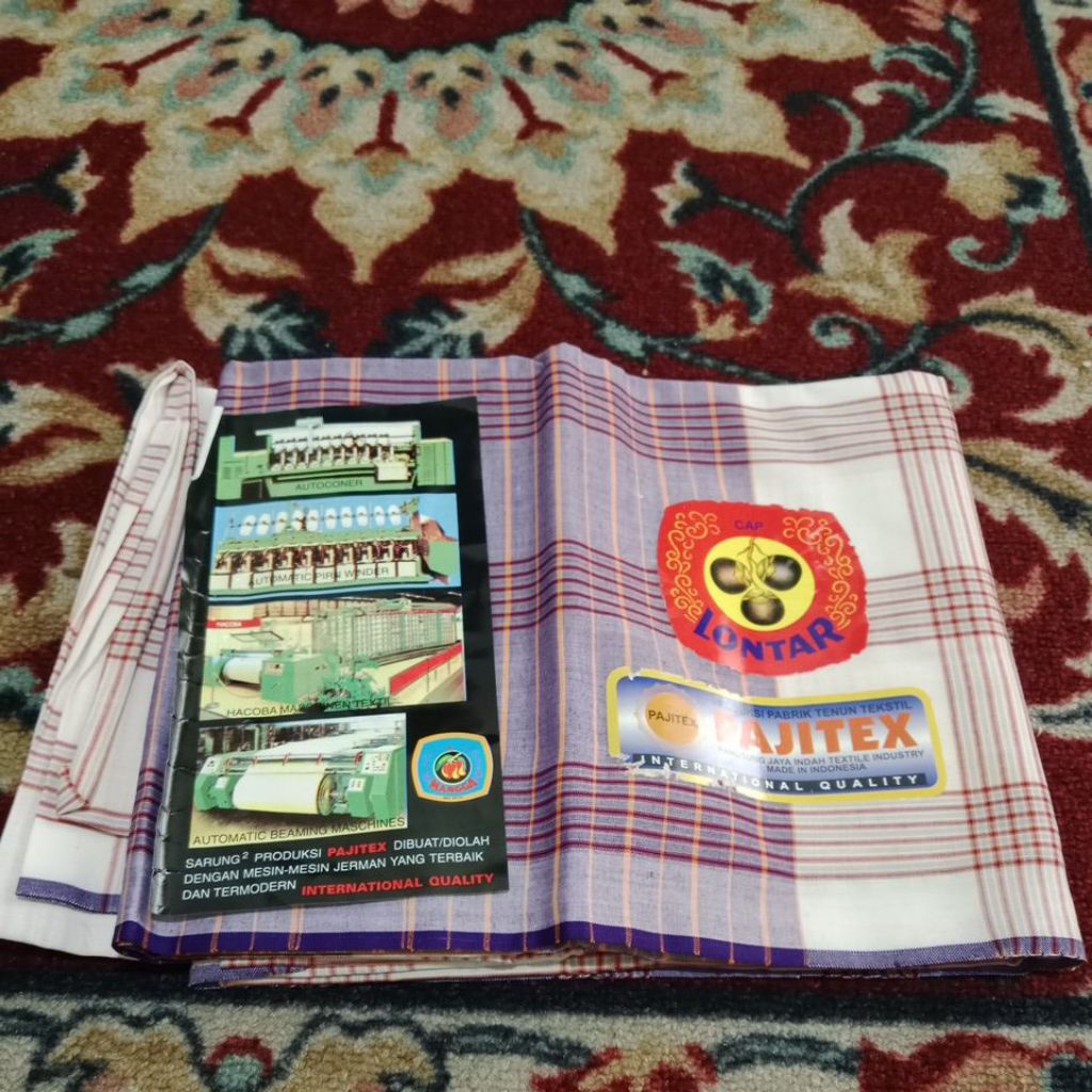 sarung jadul lontar cap sblon n logo