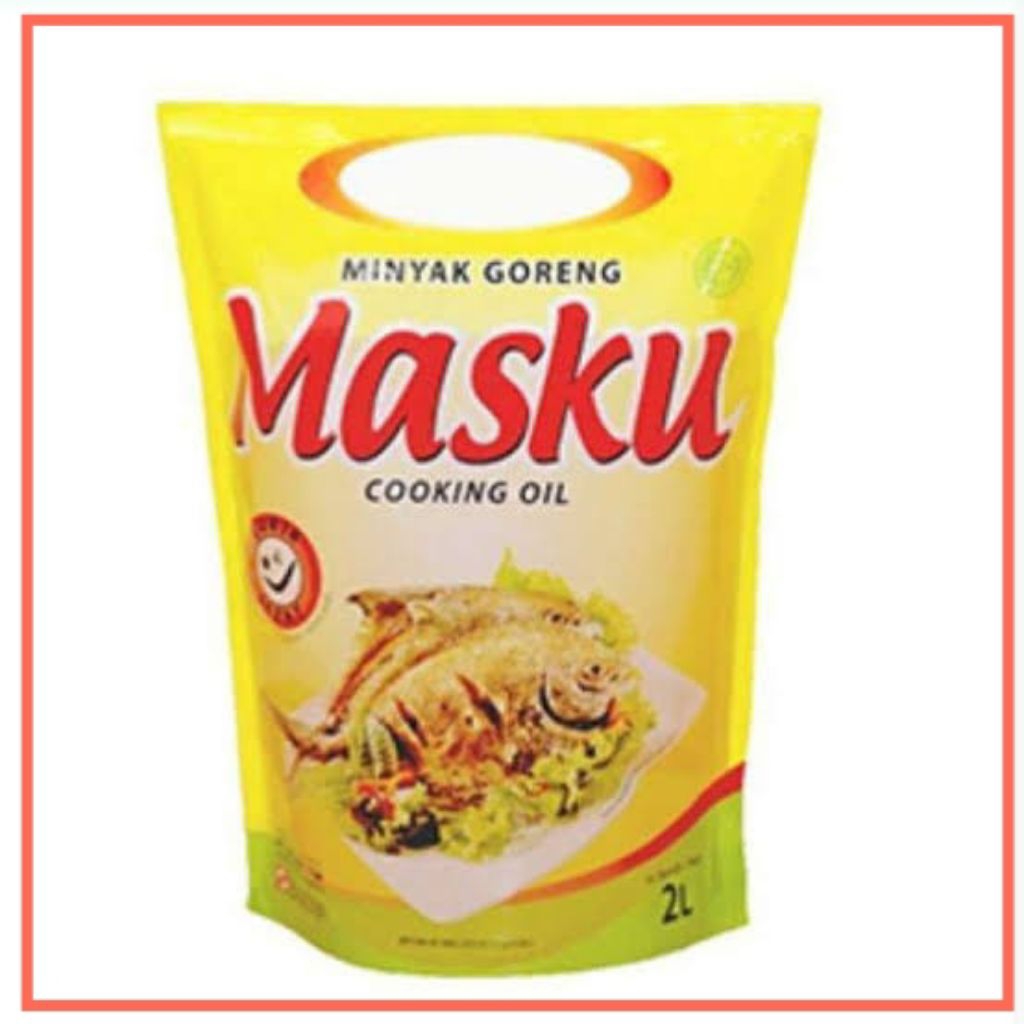 

Mbakolamis. Minyak Goreng Refill Masku 2 Liter | Minyak Goreng Jernih dan Sehat
