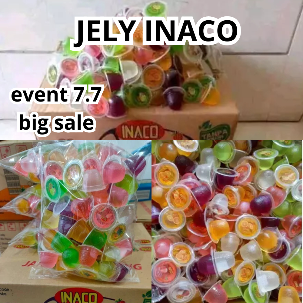 

PROMO!! JELLY INACO 1KG RASA BUAH MIX ISI 60PCS LEBIH