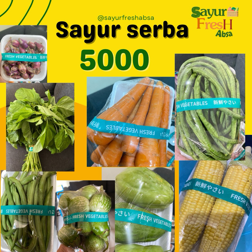 

Sayur serba 5 ribuan
