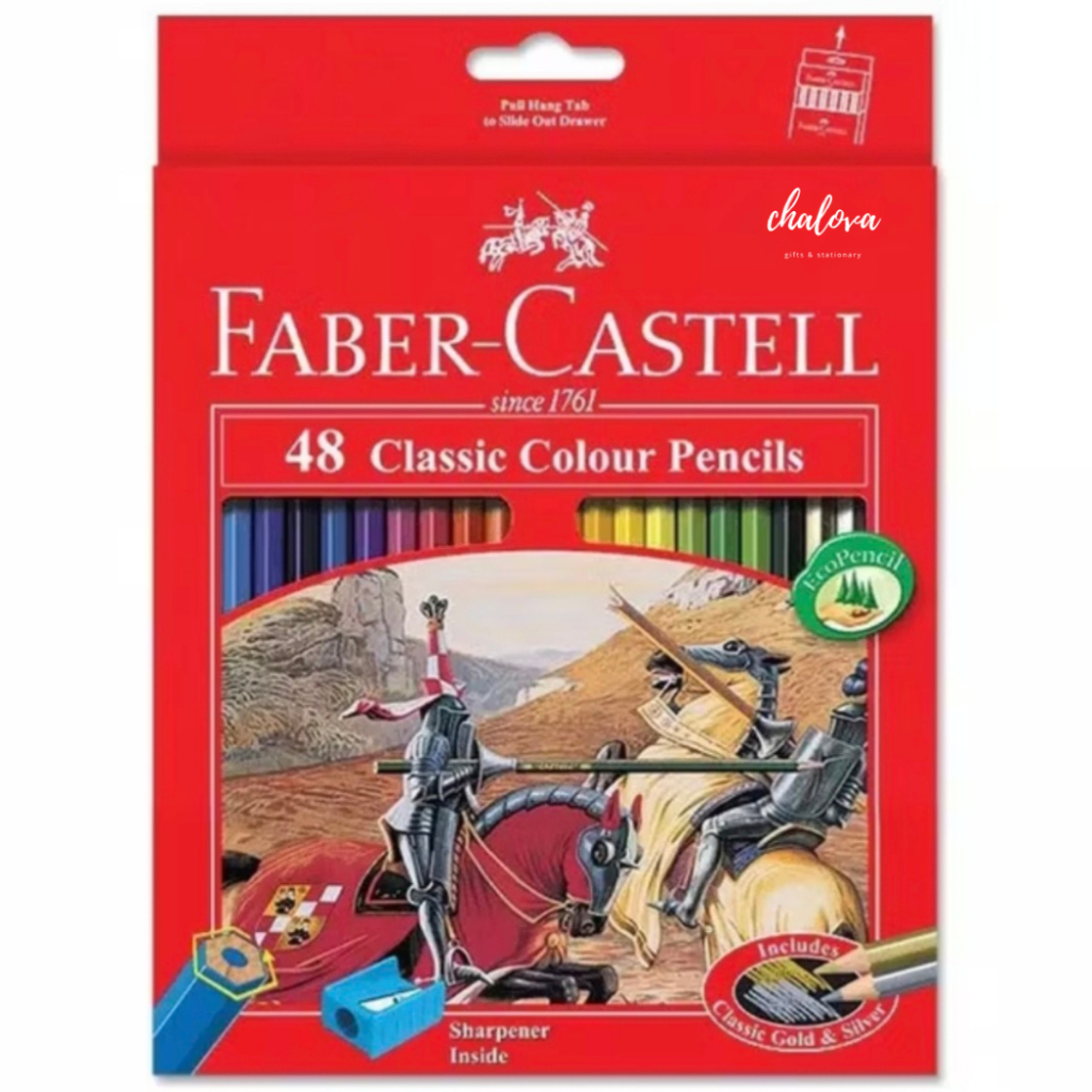 

[PCS] PENSIL WARNA FABER CASTELL PANJANG 48 WARNA / PENSIL WARNA CLASSIC FABER-CASTELL PANJANG