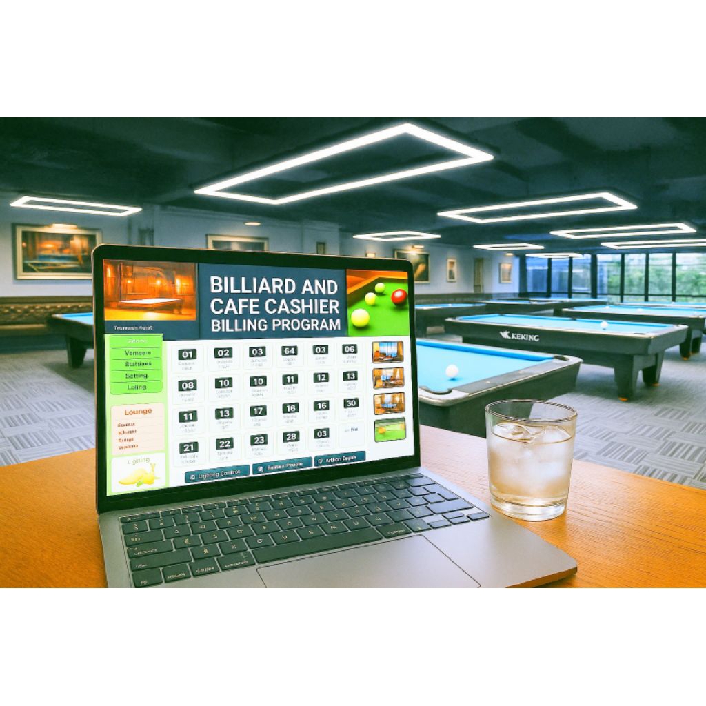 Program Billing Kasir Billiard dan Cafe.