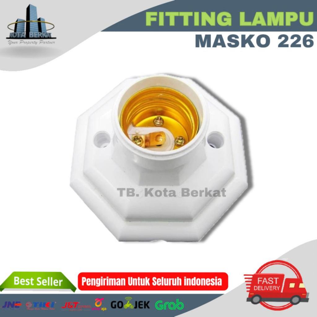 FITTING LAMPU MASKO PLAFON MASKO 226