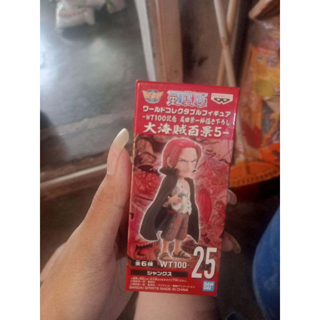 One Piece WCF WT100 Shanks Action Figure Ori