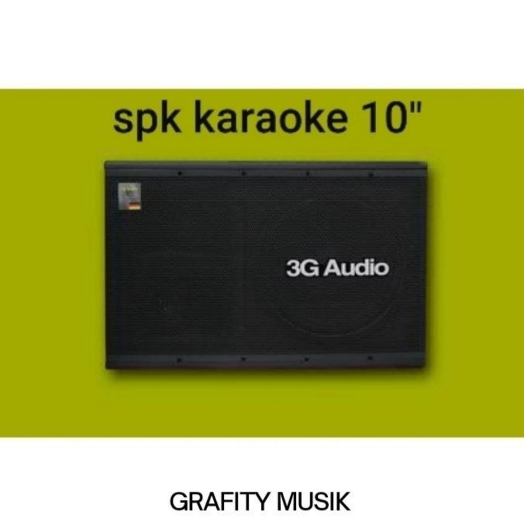 Speaker Karaoke 3GAudio G-320 (10 INCH)Original Garansi Resmi ( jual 1 set )