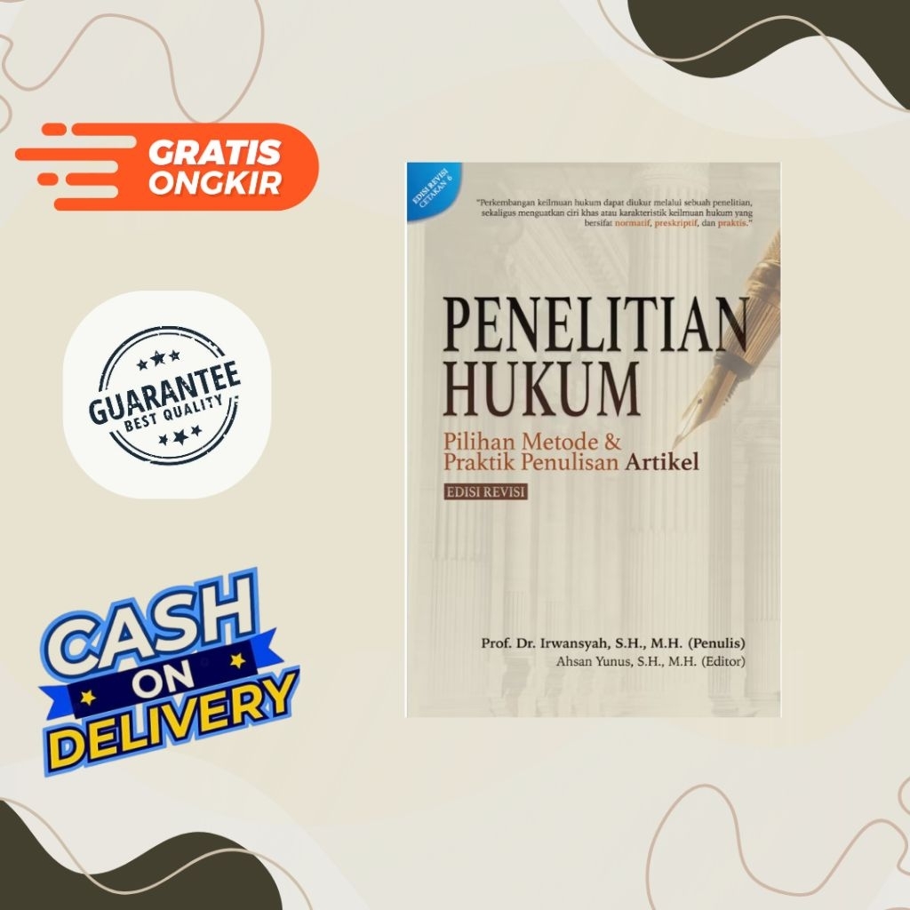 Buku Penelitian Hukum Pilihan Metode dan Praktik Penulisan Artikel - Irwansyah
