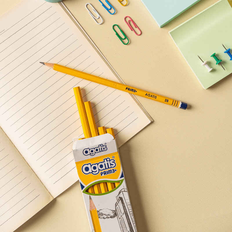 

Pensil 2B Agatis Prime Yellow 2B [Card Box isi 12]