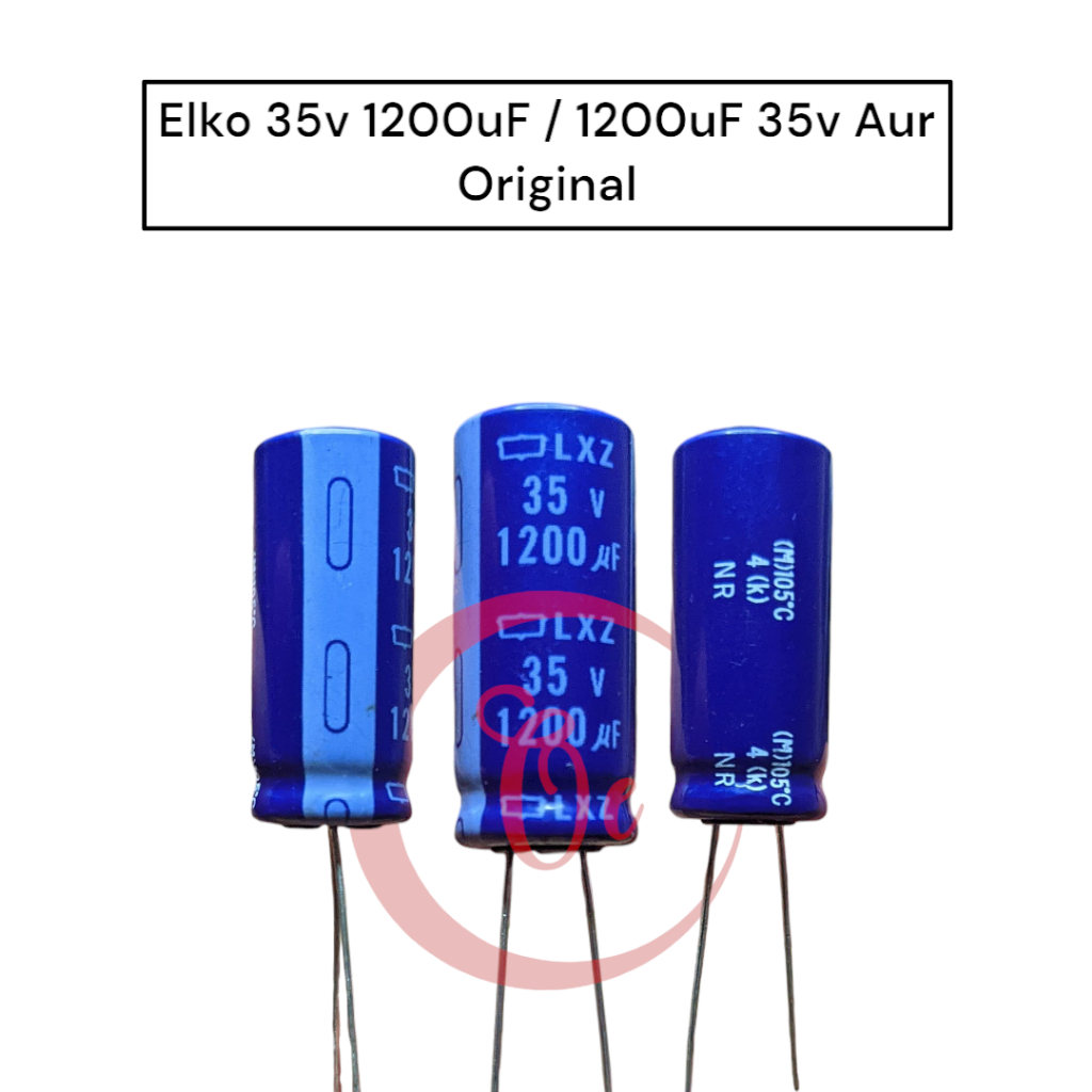 Elko 35v 1200uf / 1200uf 35v Aur Original