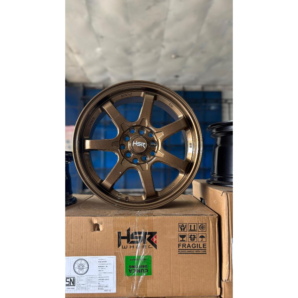 Velg model TE37 R16 velg racing hsr ring 16 baut 5 for innova xpander rush luxio apv new avanza