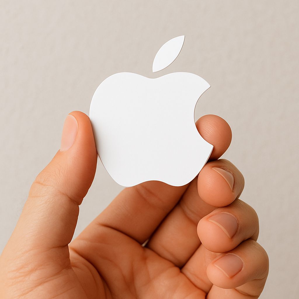 Stiker logo Apple iPhone, cocok buat motor, mobil