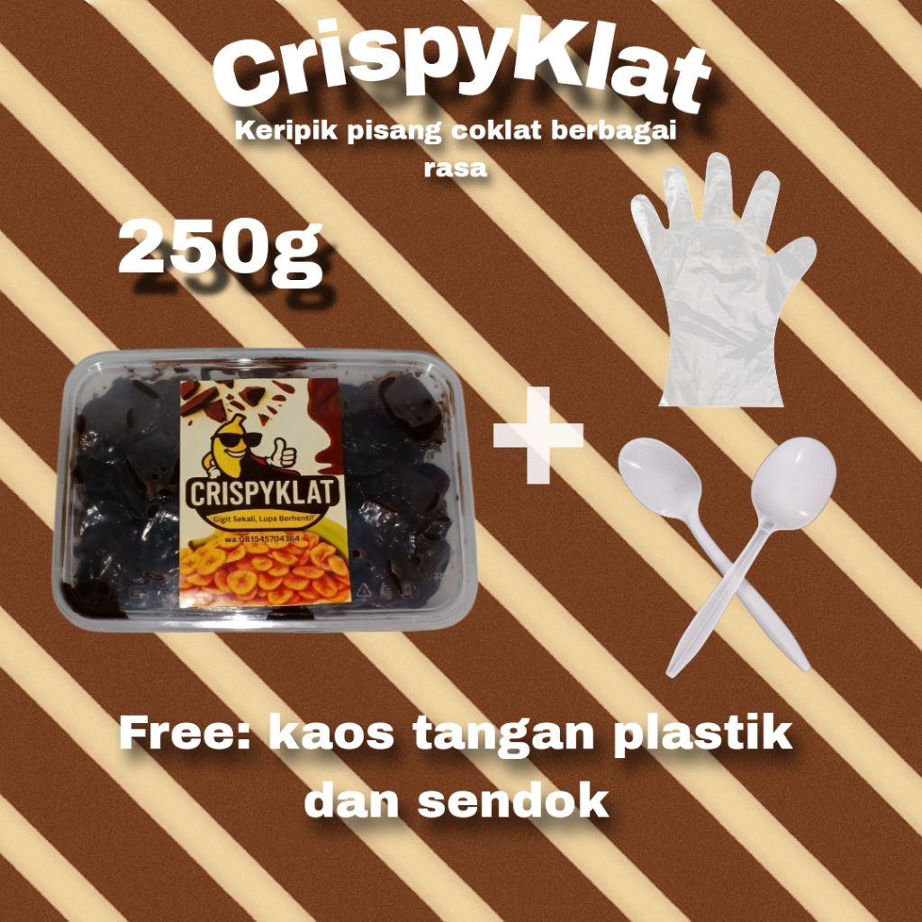 

keripik pisang coklat,harganya hemat, manisnya pas