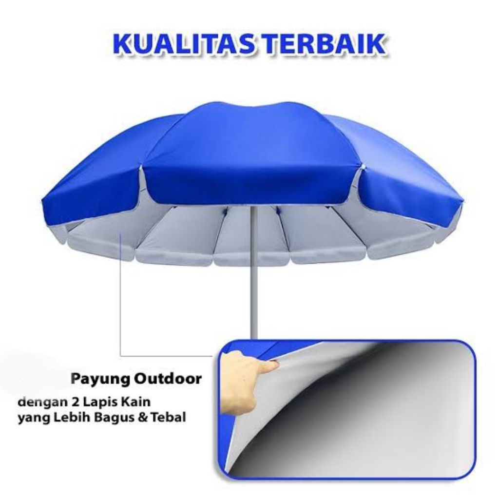 YN766 Payung Tenda 2 Lapis  3 Meter