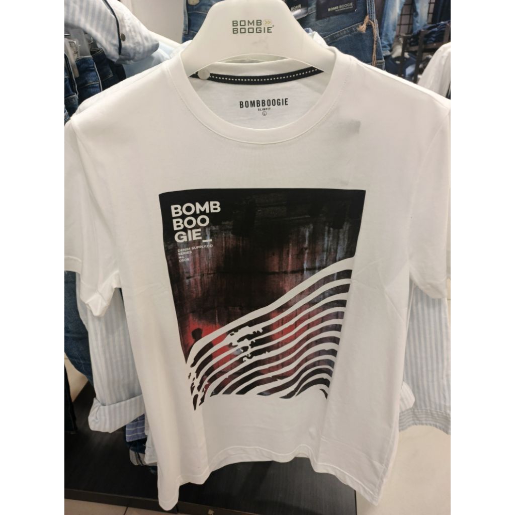 t shirt slimfit bombboogie original 100%