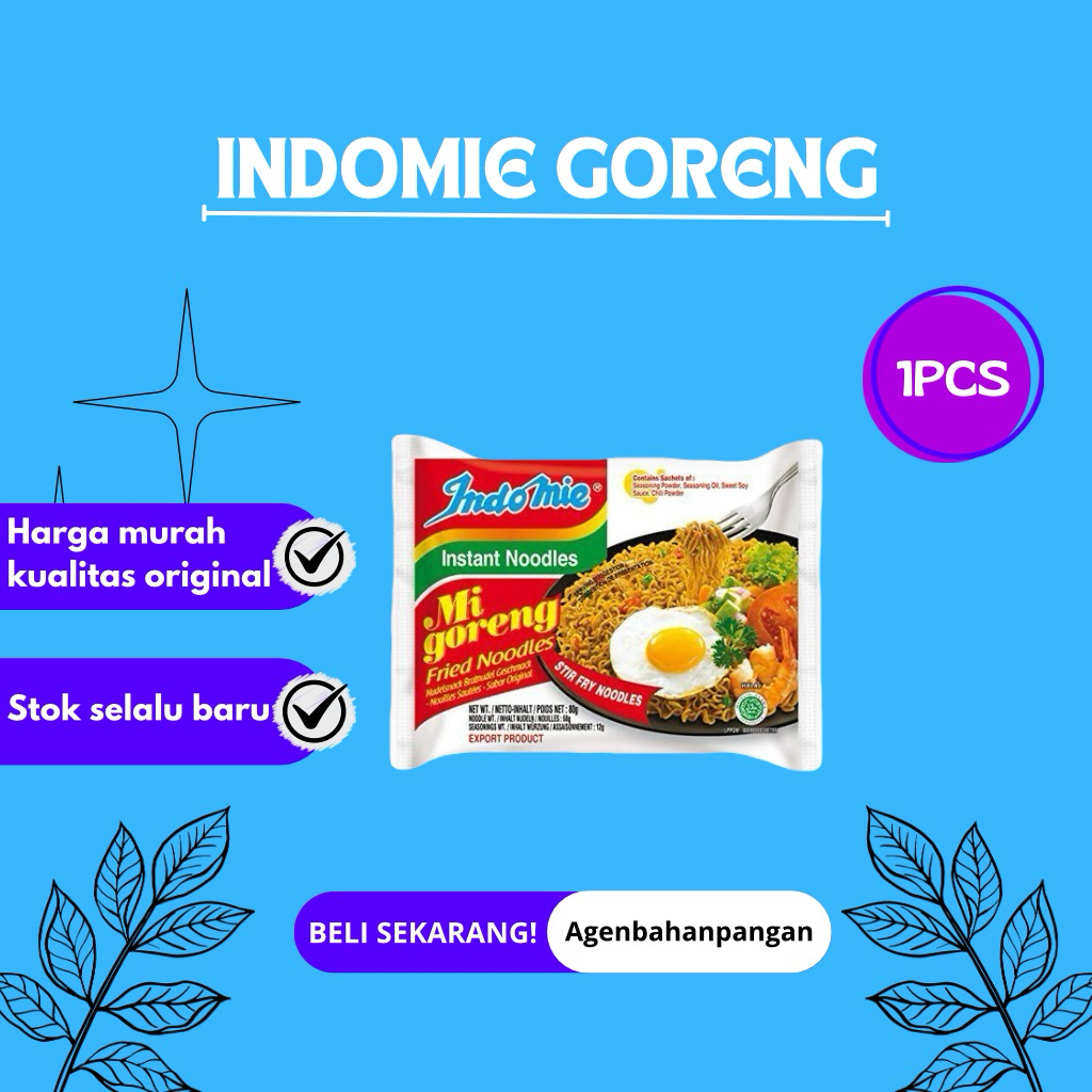 

Indomie Goreng 1Pcs (termurah promo)