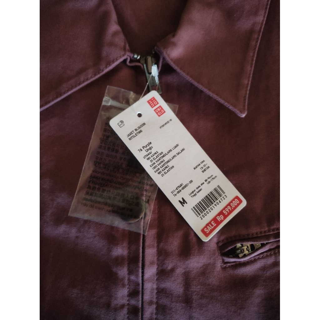 work jaket uniqlo