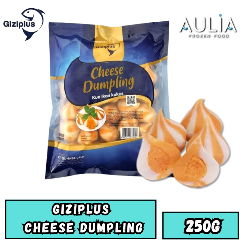 

Giziplus Dumpling Cheese 250g / Dumpling Keju Gizi Plus 250gr / Frozen Food Depok / Aulia Frozen Food