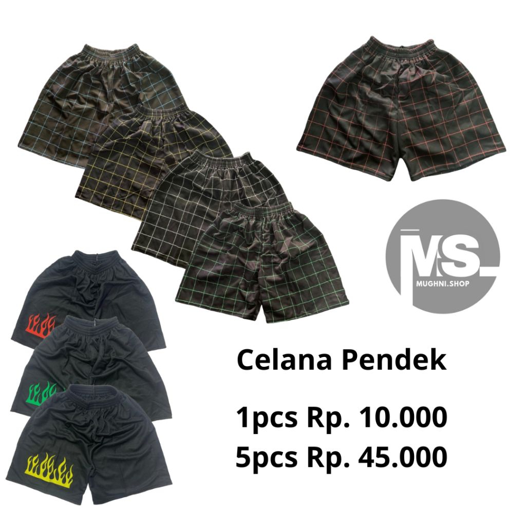 Celana Kolor Pendek Santai Boxer Keren Pria Wanita Unisex