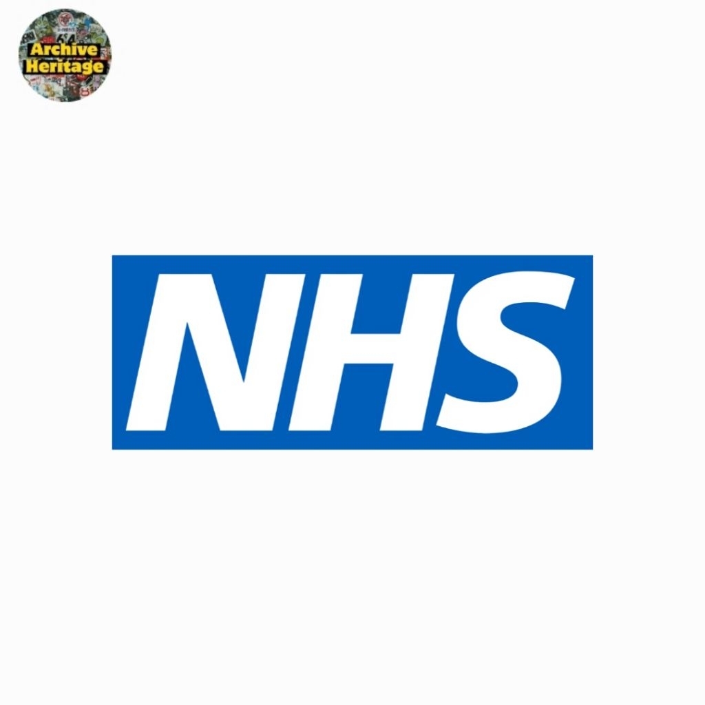 

sticker National Health Service NHS logo stiker
