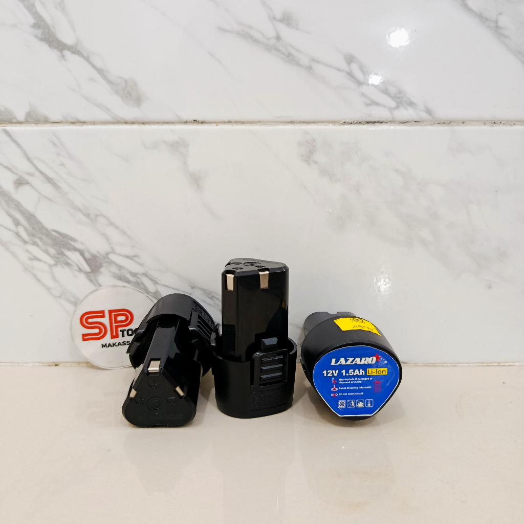 BATERAI / BATTERY BOR CAS CORDLESS 12V 12 VOLT 1.5AH LAZARO