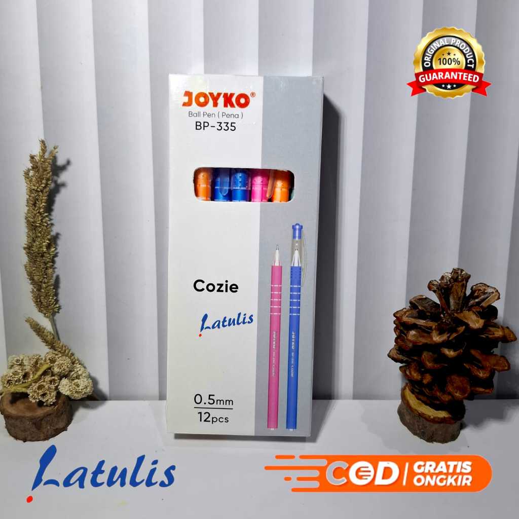 

(12PC) Ball Pen Pulpen Pena Joyko BP-335 COZIE 0.5 mm