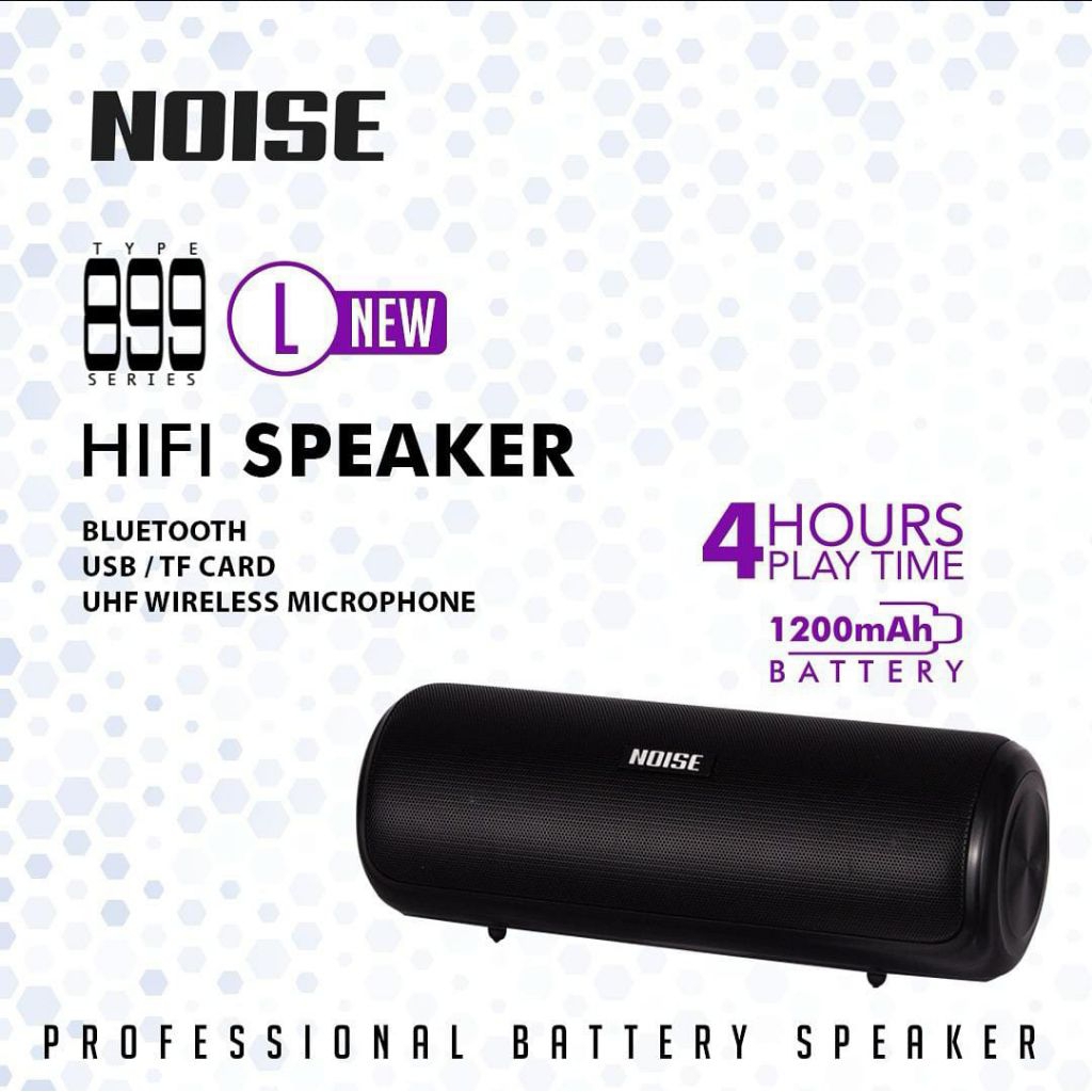 Hifi Speaker NOISE Type 899 M/N Baterai Lithium 1200 mAh