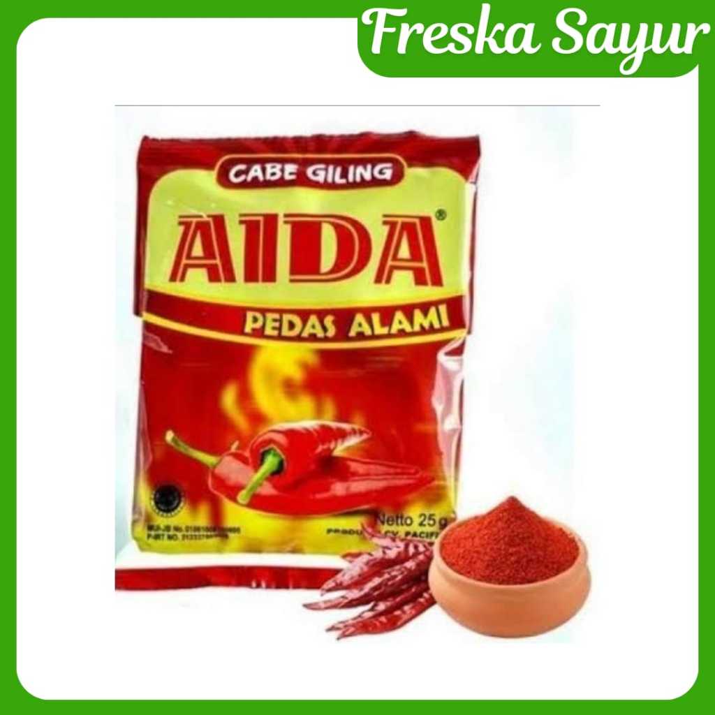 

Cabe Giling Aida 25 gr I Pedas Autentik, Bikin Sambal & Masakan Makin Nagih