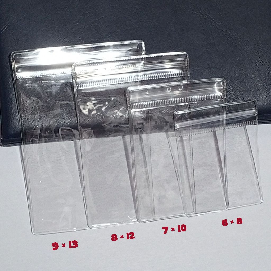PVC pouch transparan ziplock bening tahan air