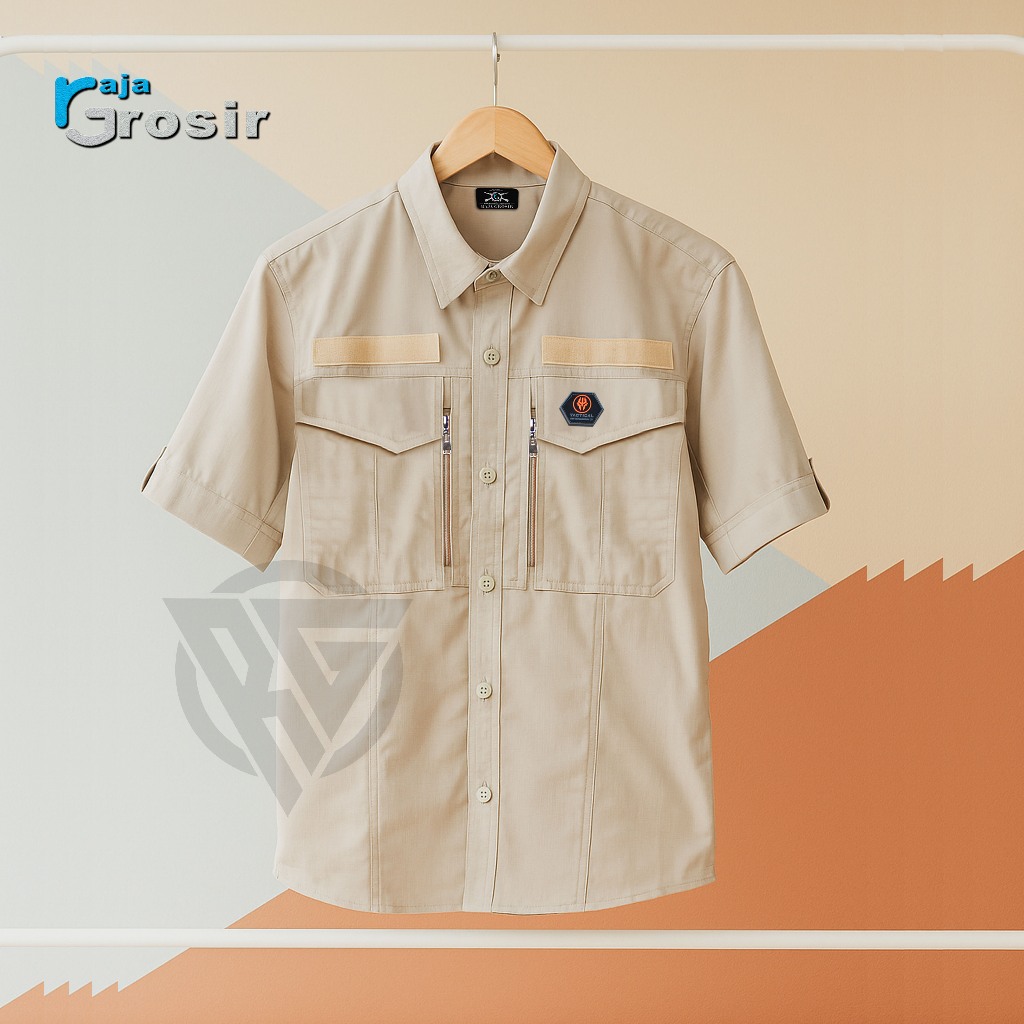 Kemeja Lengan Pendek Pria RG-TAC Tactical Akkadian