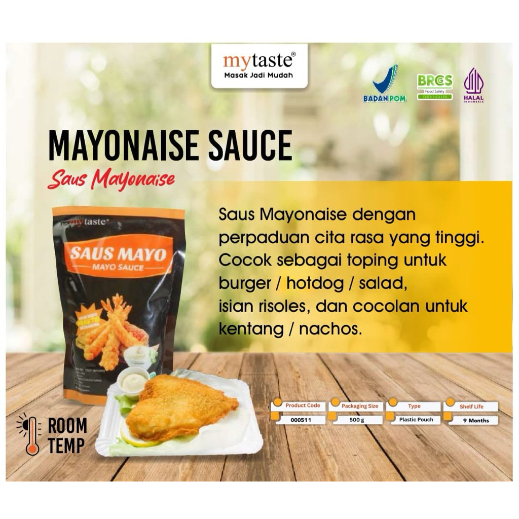 

My Taste Saus Mayo 500gr