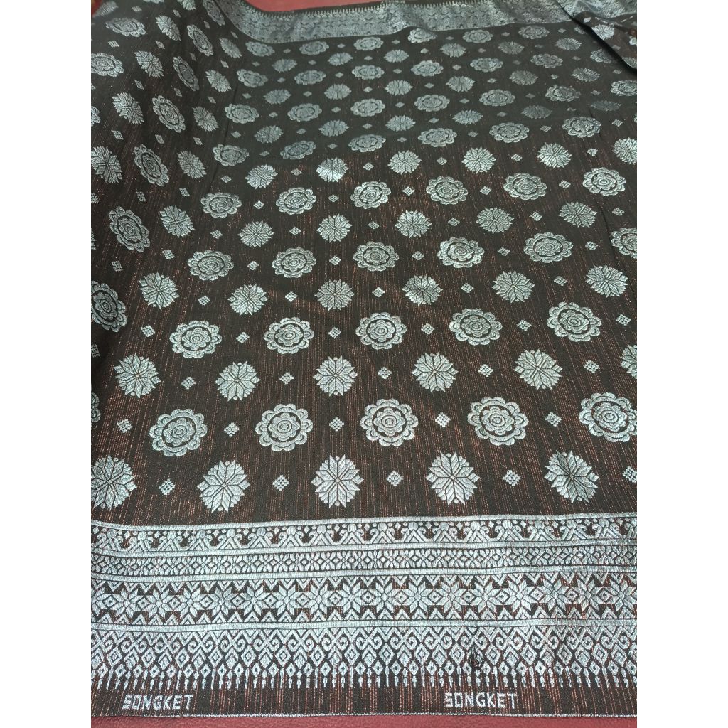 DYR Textile | Songket Meteran Premium Benang Kilat
