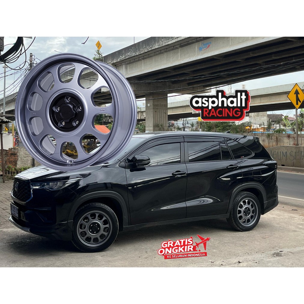 Velg Mobil Hsr Klg R18 Untuk Innova Xpander Terios Rush Hsr Klg Ring 18 Pcd 5x114,3
