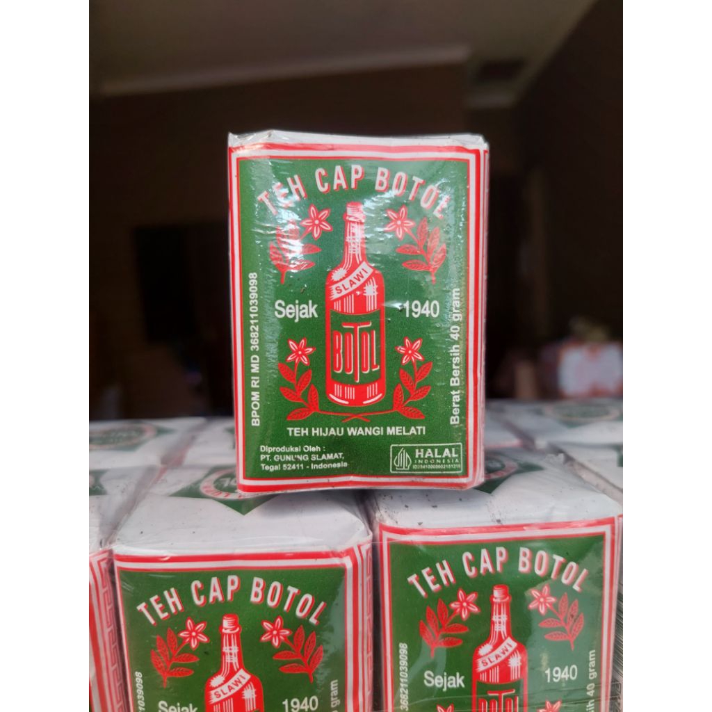 

Teh cap botol hijau 40gram (SLOP)