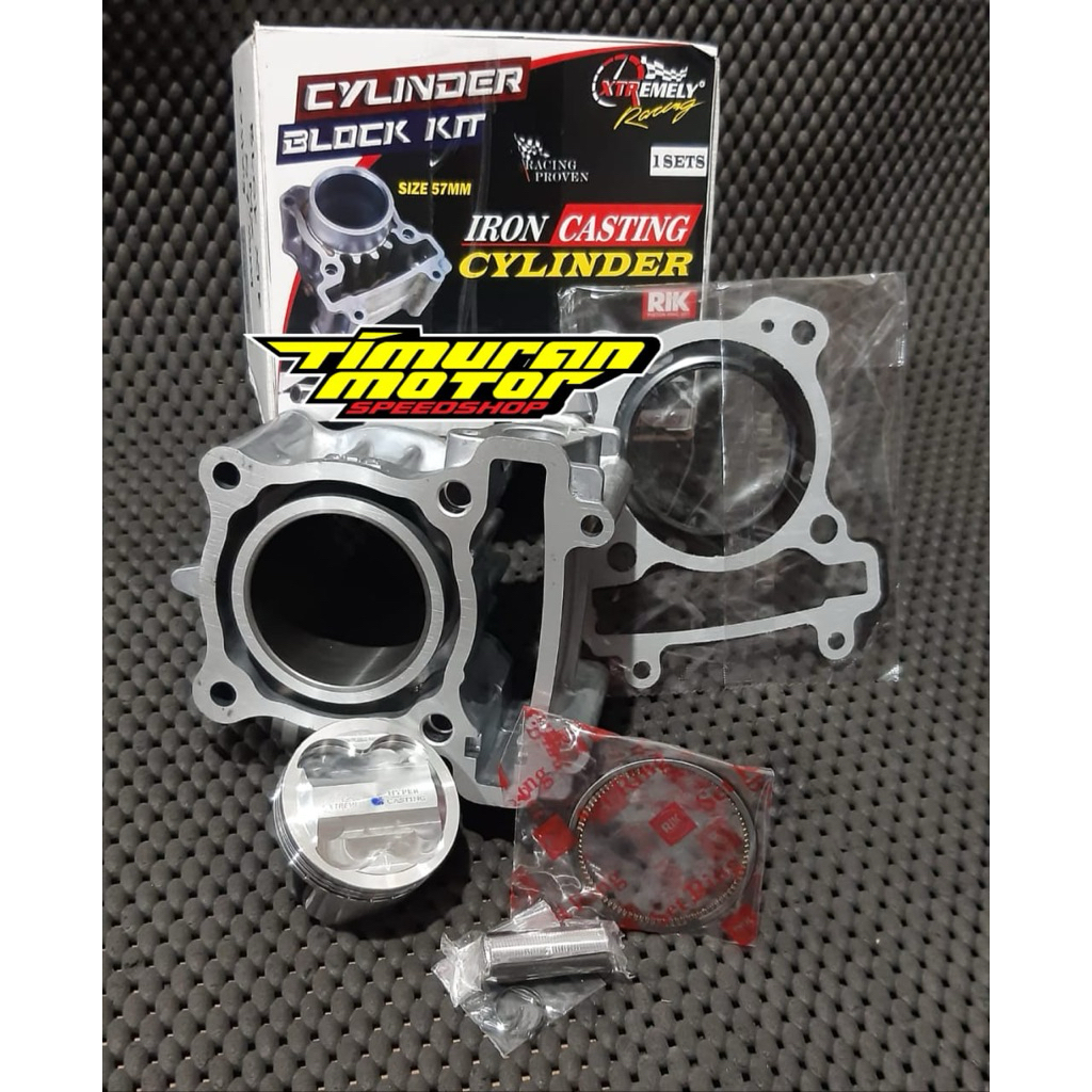 CYLINDER BLOK XTR MX - MX KING - VIXION 57 MM CASTING IRON