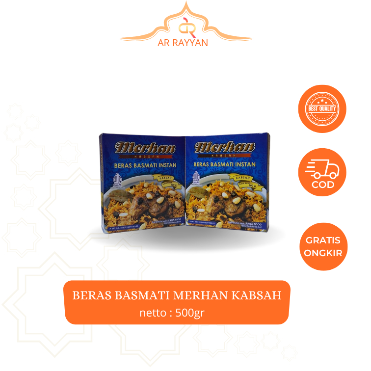 

Merhan Kabsah / Beras Basmati 500gr / Beras Basmati Instant
