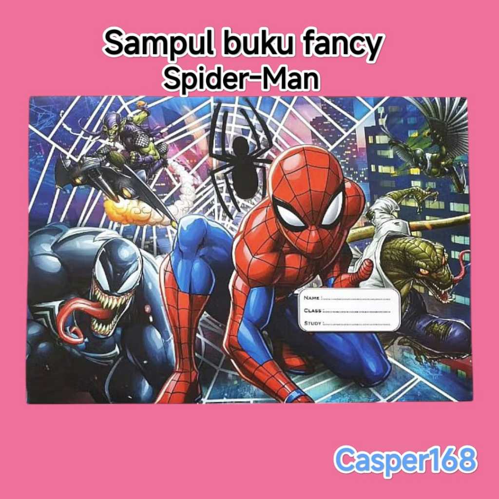 

SAMPUL BUKU - SAMPUL BUKU FANCY KARAKTER HERO ukuran KWARTO