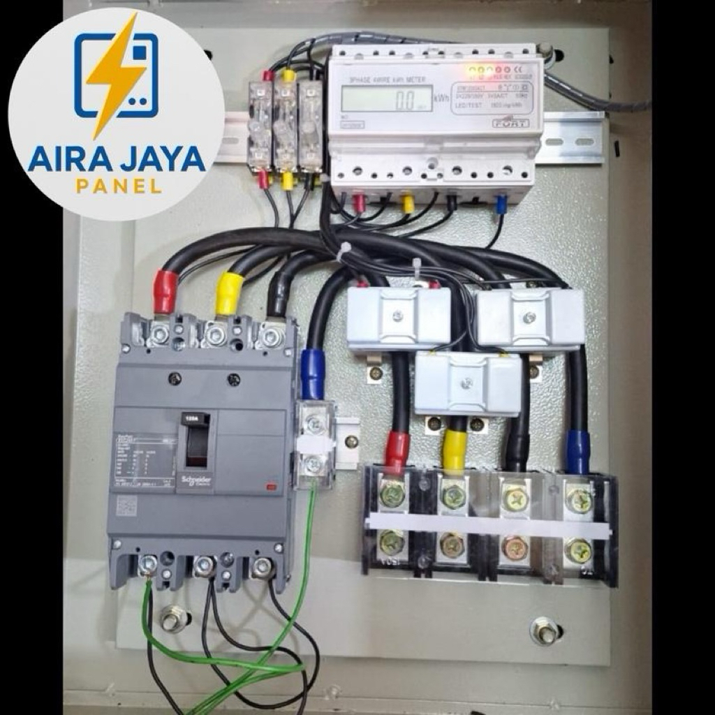 Panel KWH  3phase digital 125 ampere + CT